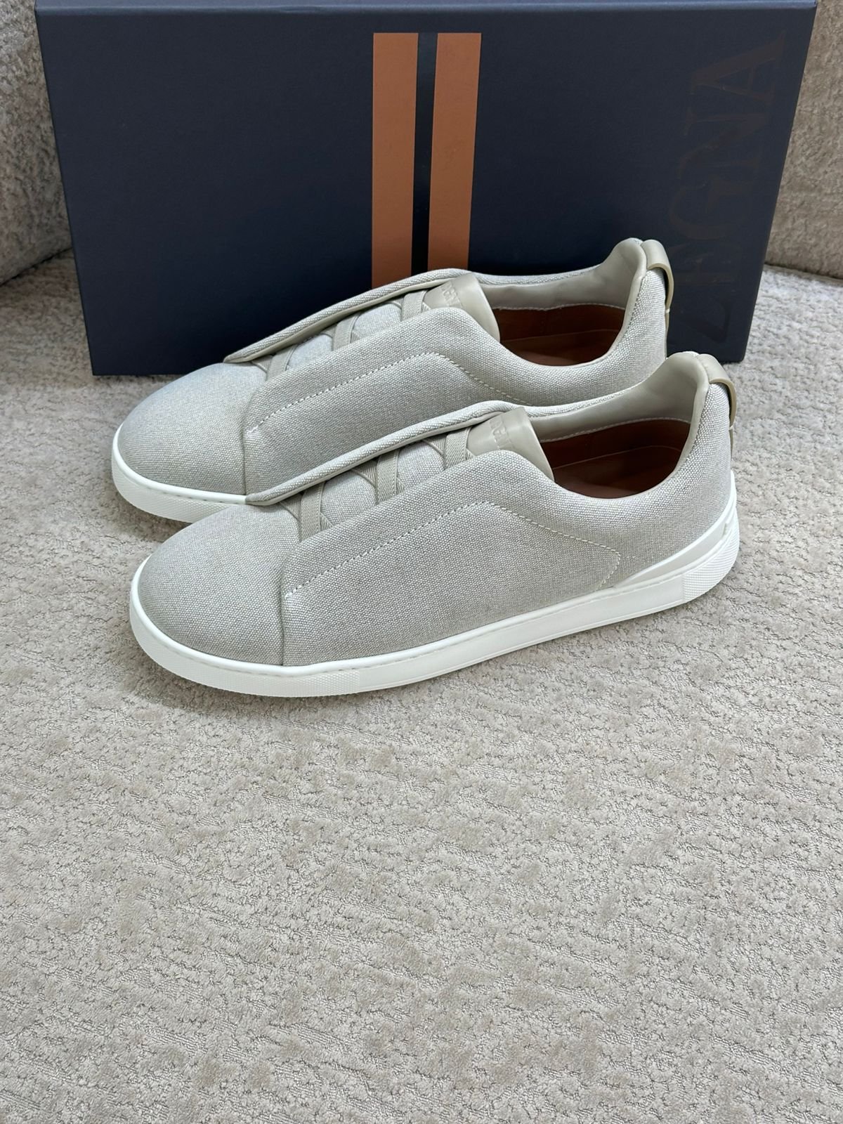 Zegna Denim Triple Stitch Sneakers - Image 22