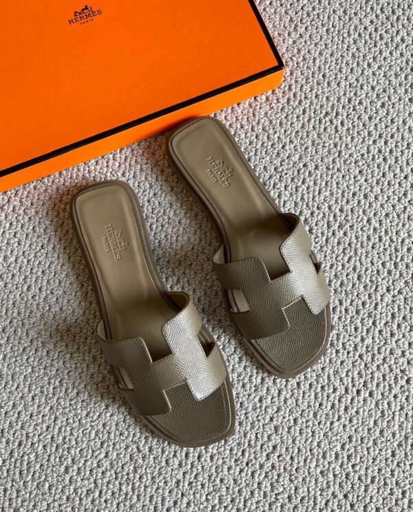 Hermes  Slide Sandals with Signature H Logo