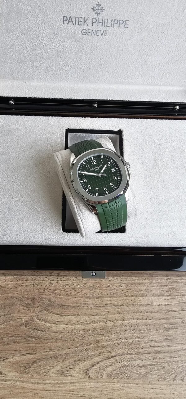 Patek Philippe Aquanaut 5168G Green Khaki – Super Clone Master Edition - Image 3