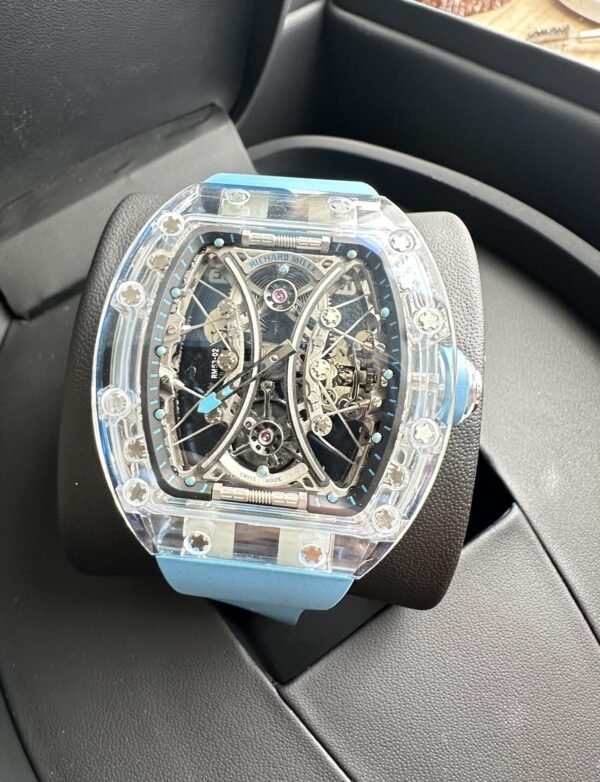 Richard Mille RM 56-01 Sapphire Crystal – Skeleton Dial with Blue Accents - Image 3