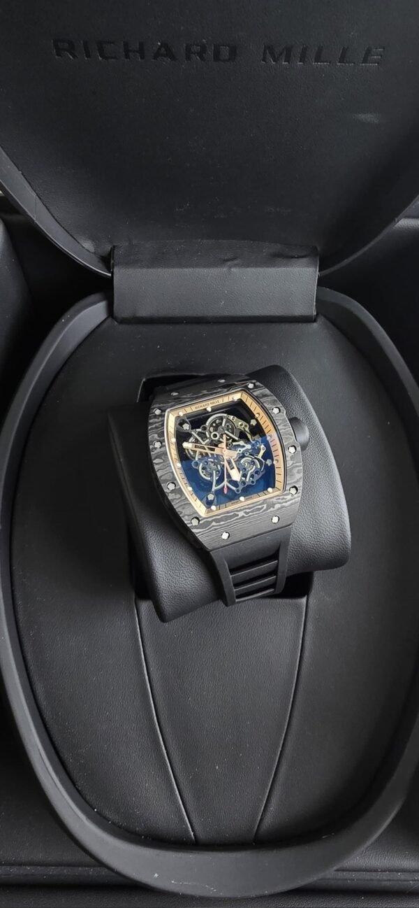 Richard Mille RM carbon  – Luxury Skeleton Dial Timepiece - Image 2