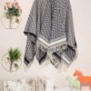 Christian Dior Monogram Wool Shawl – Elegant & Cozy Luxury Accessory