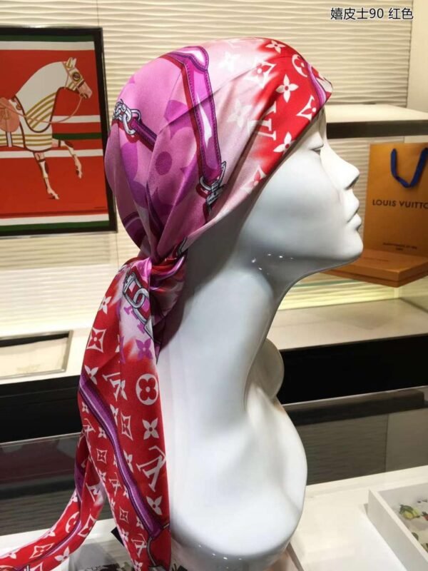 Louis Vuitton Multicolor Silk Scarf - Elegance in Every Fold