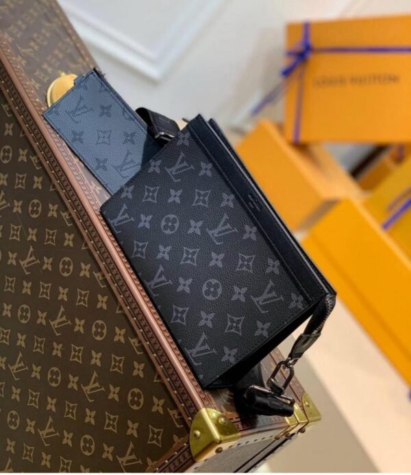 Louis Vuitton Monogram Black Mini Pouch - Image 6