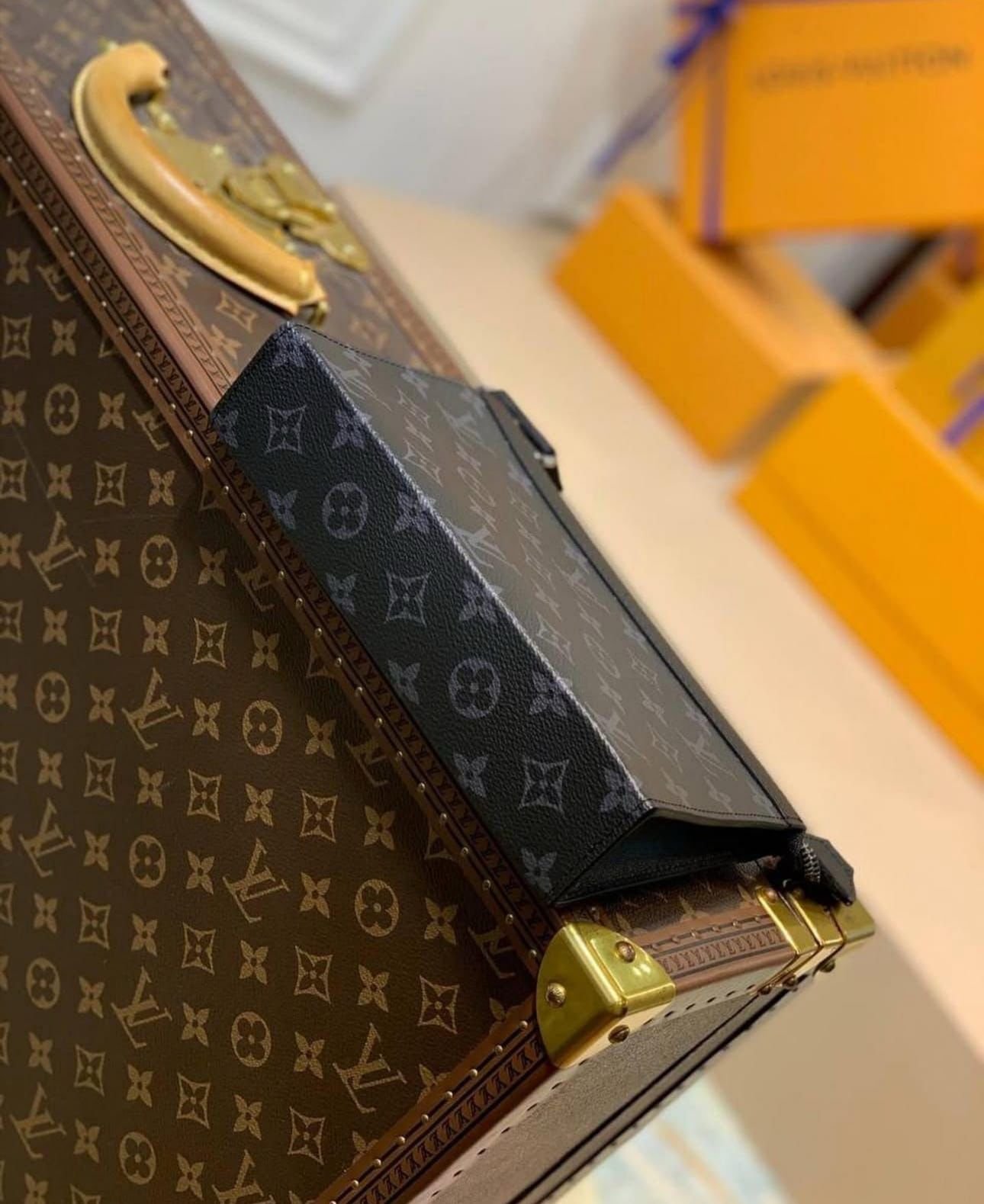 Louis Vuitton Monogram Black Mini Pouch - Image 4
