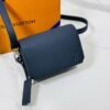 Louis Vuitton Navy Leather Crossbody Bag