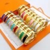 Hermès Classic Enamel H Bracelet