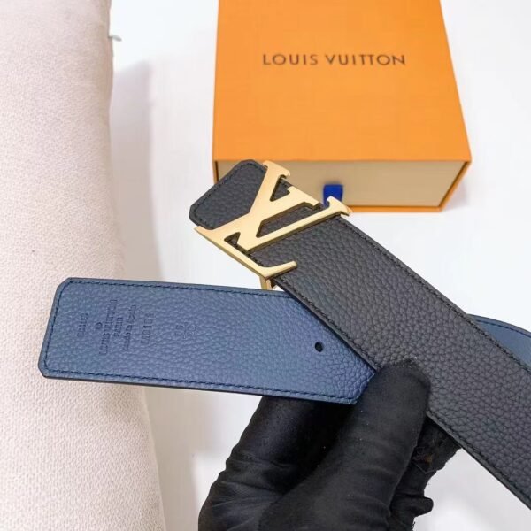 Louis Vuitton Signature Leather Belt – Classic Monogram Buckle Design - Image 13