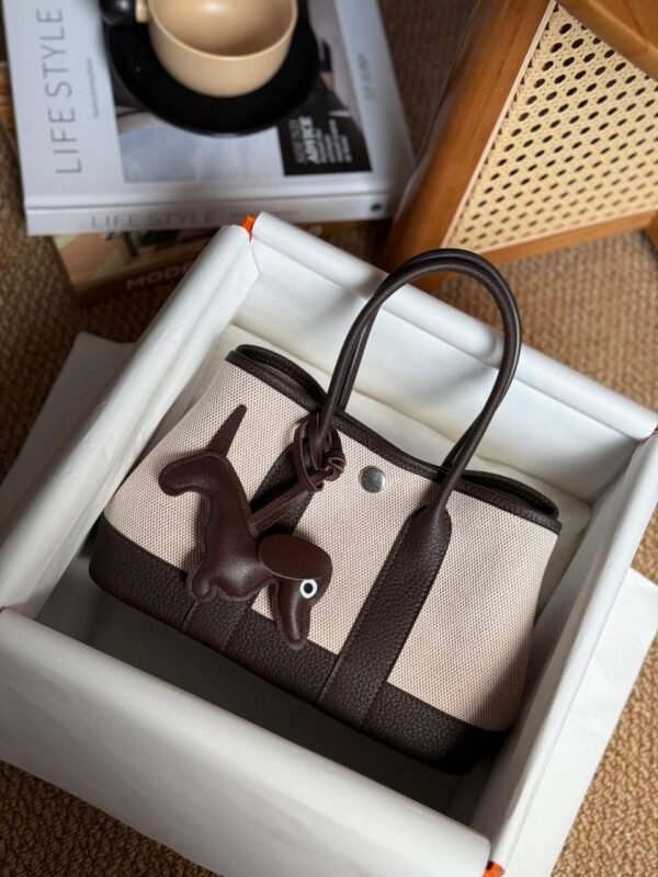 Hermes Viking canvas and Negonda calfskin - Image 2