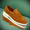 Soft Bottom Suede Leather Loafer