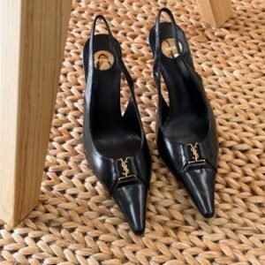 Saint Laurent Babylone Breteuil Slingback Heel