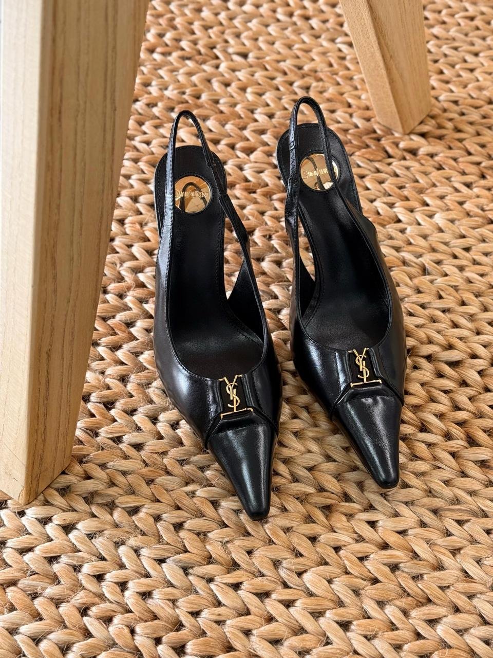 Saint Laurent Babylone Breteuil Slingback Heel