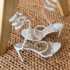 René Caovilla Pearl Crystal 105mm Sandal Dubai - Luxury Embellished Designer Heels UAE