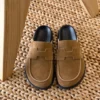 Men's Tan Suede Hermès Loafer Dubai - Luxury Slip-On Designer Shoes UAE