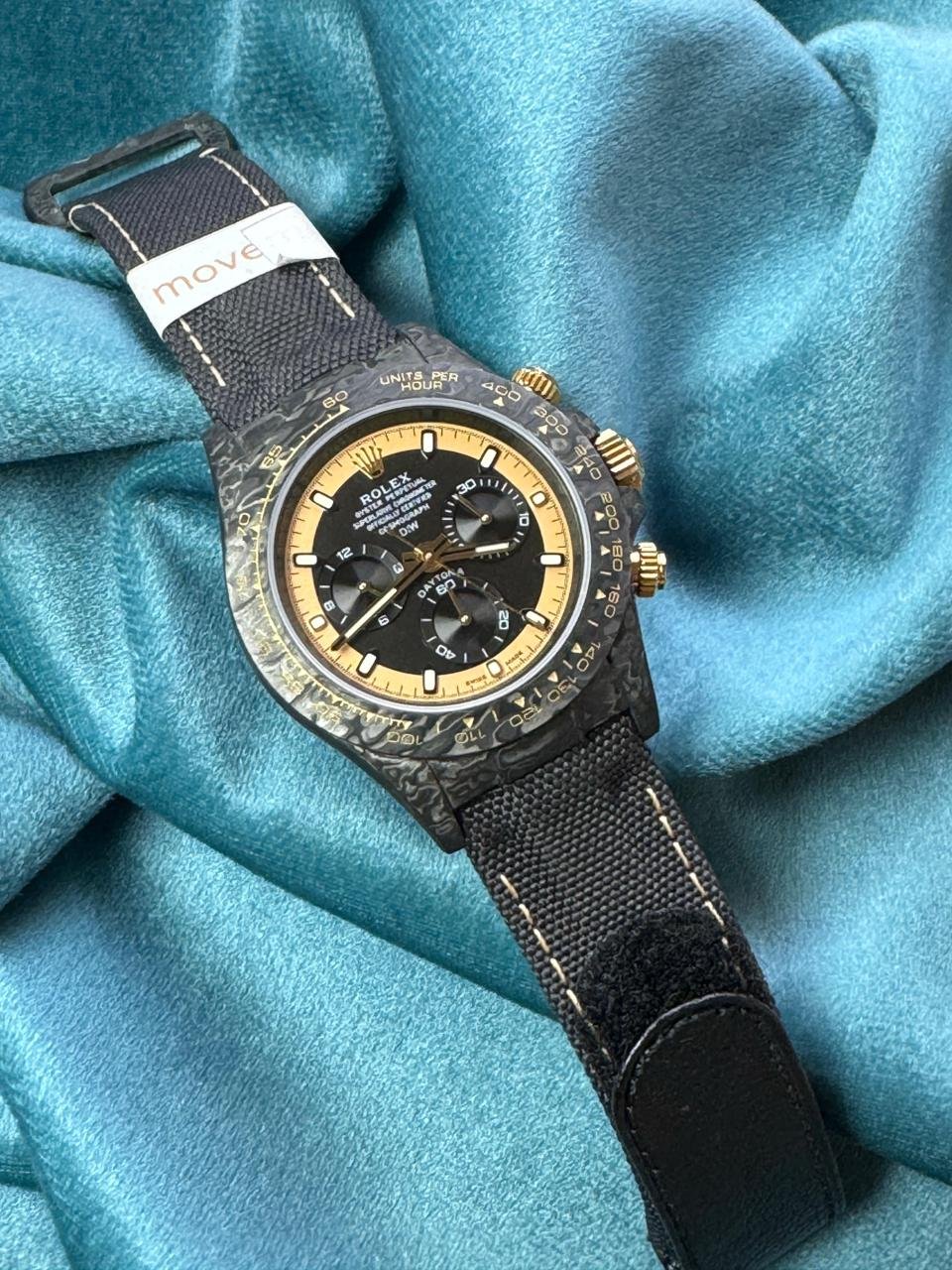 Rolex DiW Daytona Cream Invert Gold Watch